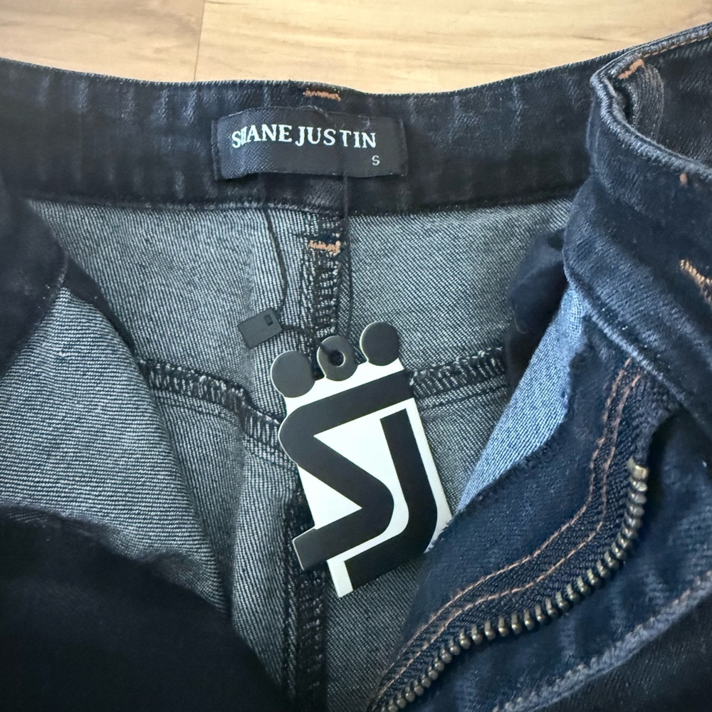 Shane Justin Women's Dark Blue Skinny Jeans